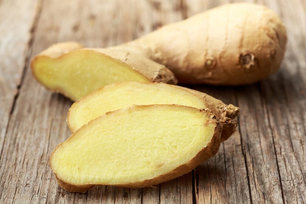 ginger root with low potency
